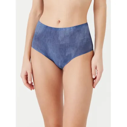 Zdjęcie Chantelle Figi klasyczne z wysokim stanem Soft Stretch C11D70 Niebieski