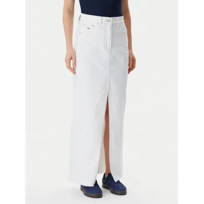 Zdjęcie Tommy Jeans Spódnica jeansowa Claire DW0DW20125 Écru Regular Fit