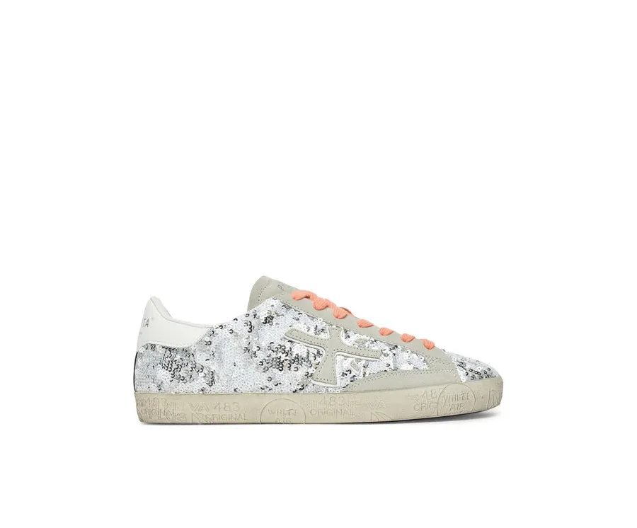 obrazek 1 Premiata Sneakersy STEVEND VAR 7270 Srebrny
