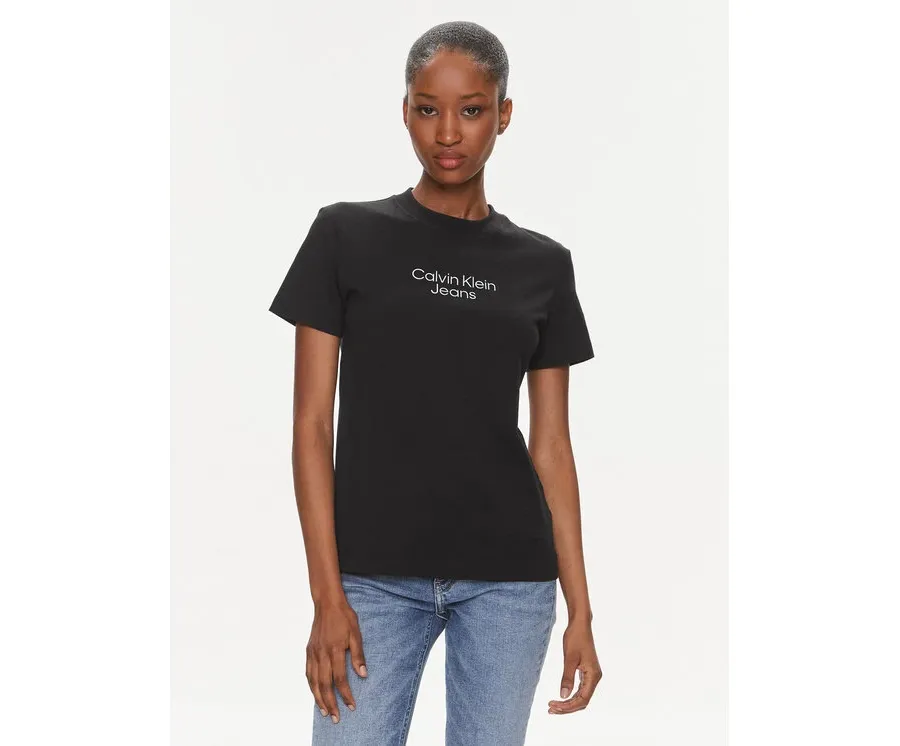 obrazek 1 Calvin Klein Jeans T-Shirt Institutional J20J223222 Czarny Regular Fit