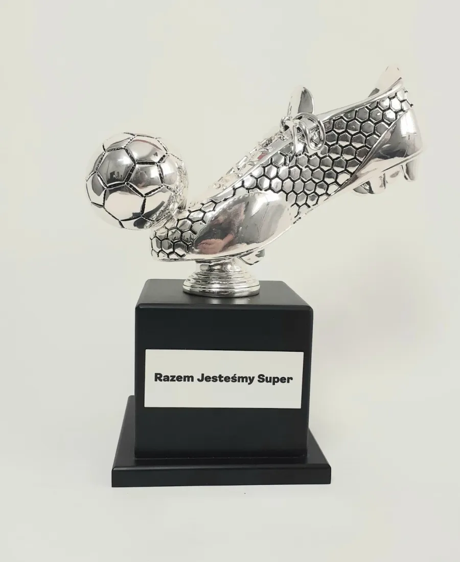 picture 7 Statuette in the shape of sports footwear with a ball - Astra Argenti