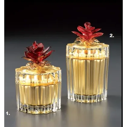 Zdjęcie Eleganckie szklane pojemniki na biżuterię