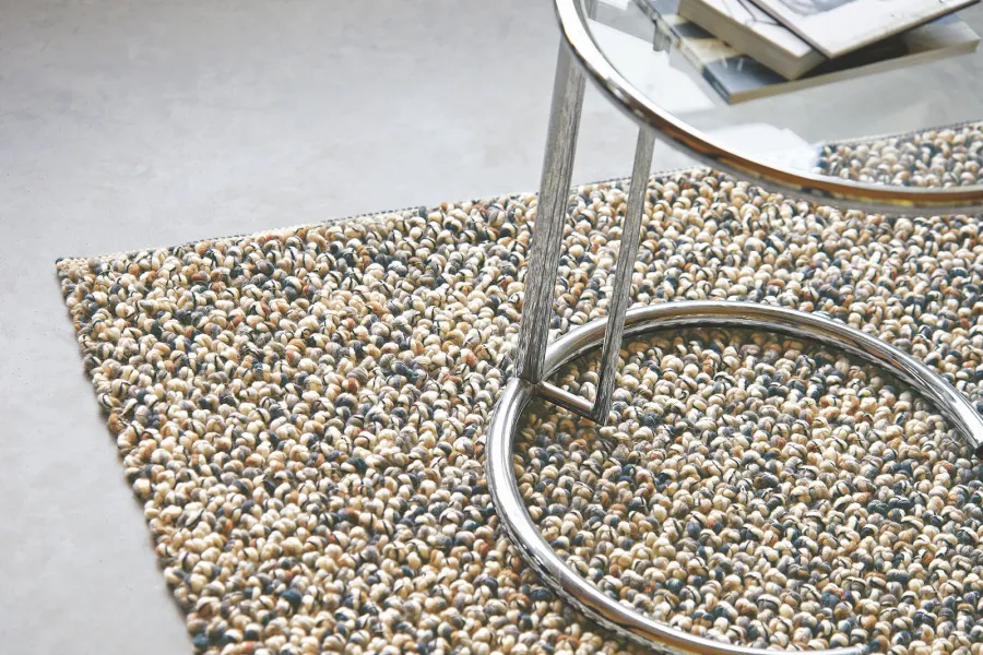 picture 2 Subtle beige and gray plaited rug - MARBLE 29501