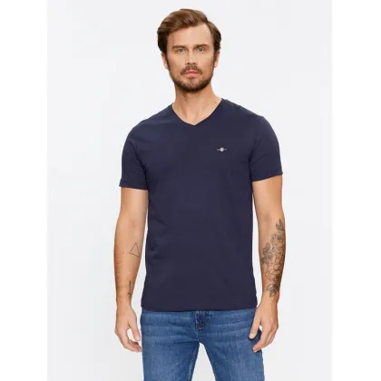 Zdjęcie Gant T-Shirt Shield 2003186 Granatowy Slim Fit