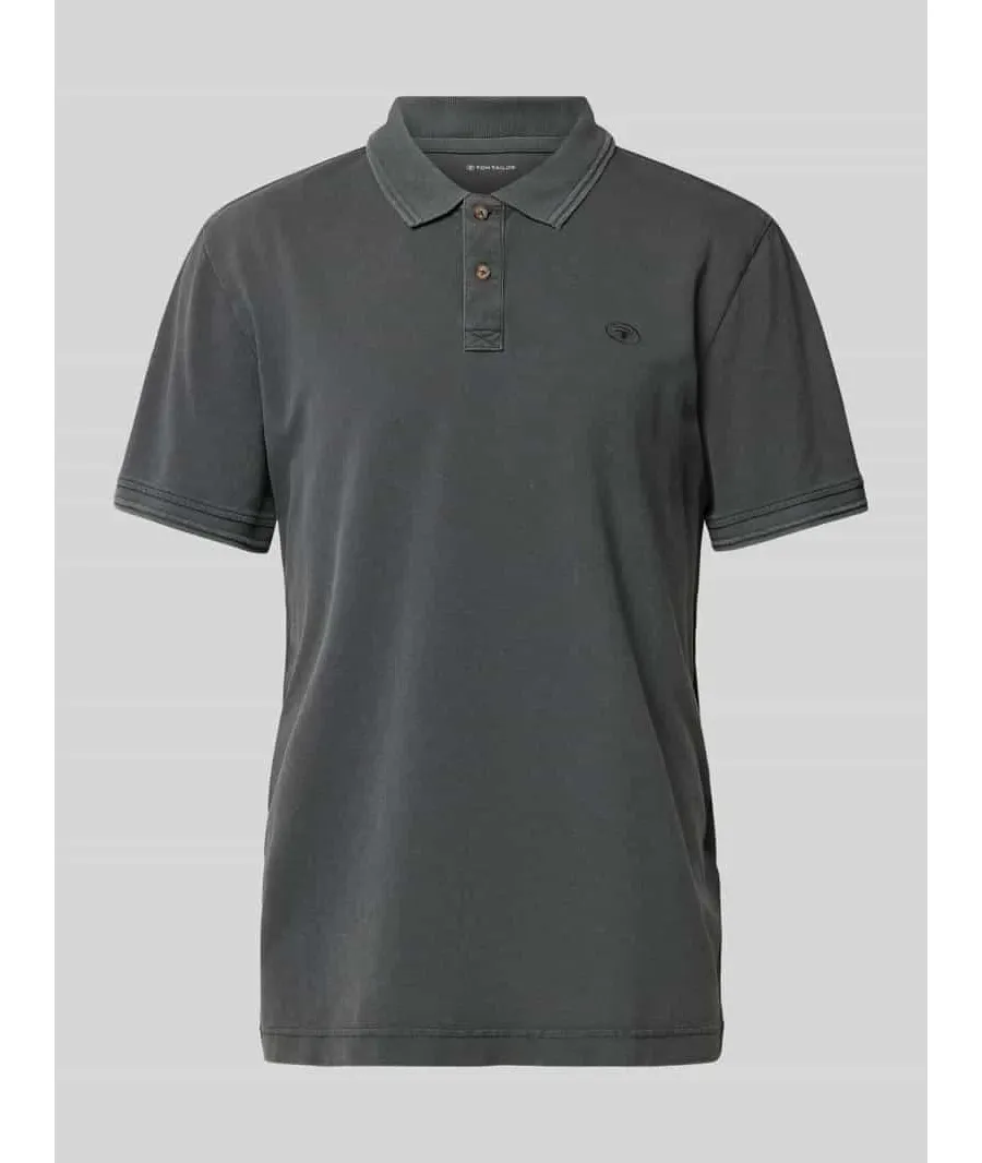 obrazek 1 Koszulka polo o kroju regular fit z efektem znoszenia