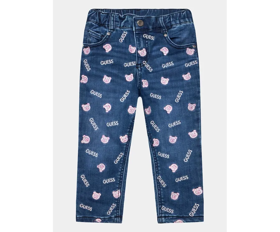 obrazek 1 Guess Jeansy K3BA06 D57M0 Niebieski Regular Fit