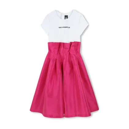 Zdjęcie Karl Lagerfeld Kids Sukienka codzienna Z30460 D Różowy Regular Fit