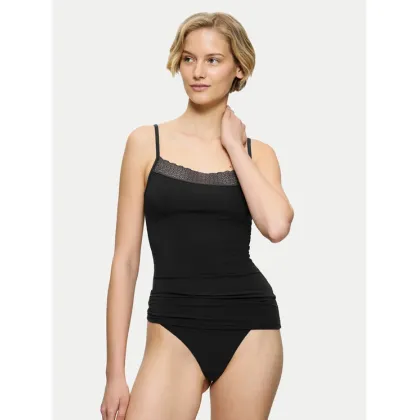 Zdjęcie Triumph Top Feel Of Modal 10221654 Czarny Slim Fit