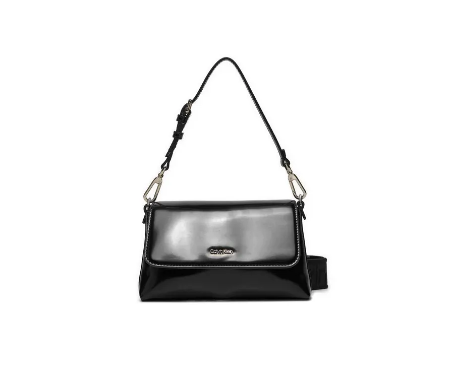 obrazek 1 Calvin Klein Torebka Ck Must Dbl Strap Mini Bag_Shiny K60K612772 Czarny