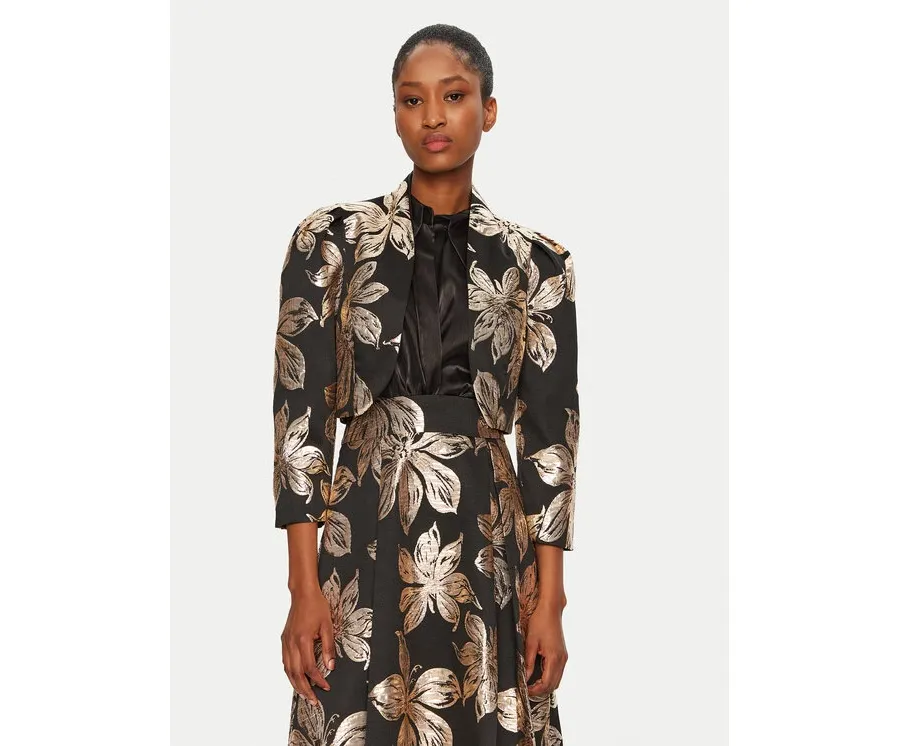 obrazek 1 Rinascimento Marynarka CFC0121702003 Czarny Regular Fit