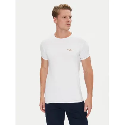 Zdjęcie Aeronautica Militare T-Shirt AM1UTI003 Biały Regular Fit