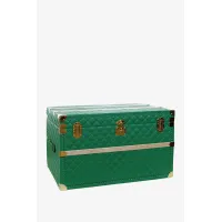 Picture An unusual leather travel trunk - Terrida