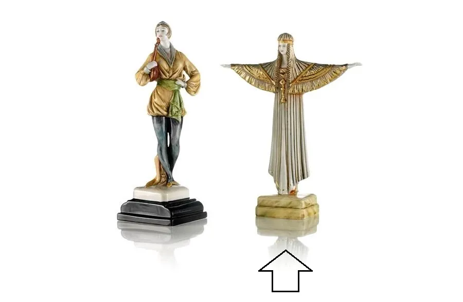 obrazek 1 Figurka kobiety wykonana z ceramiki - Ceramiche ML