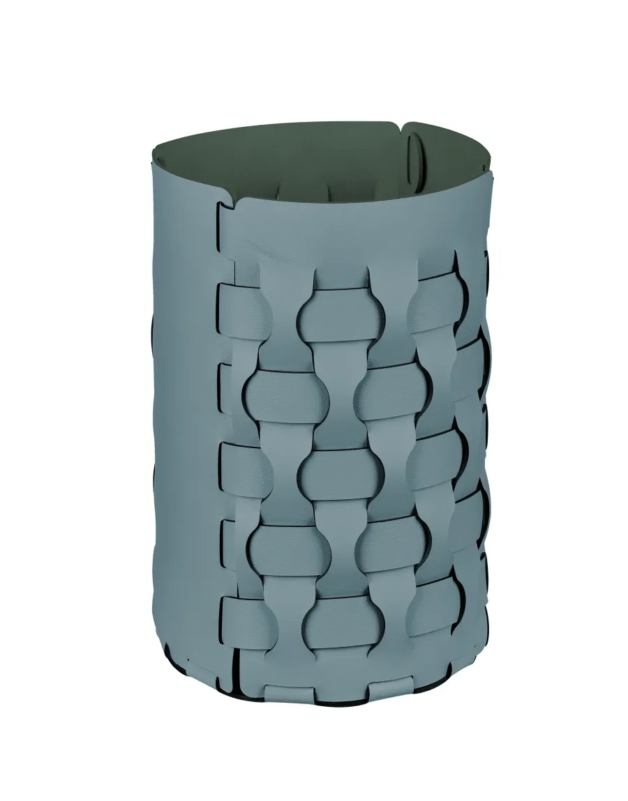 obrazek 1 Pleciony koszyk Dubai Ø22хH35 cm w kolorze jasnoniebieskim