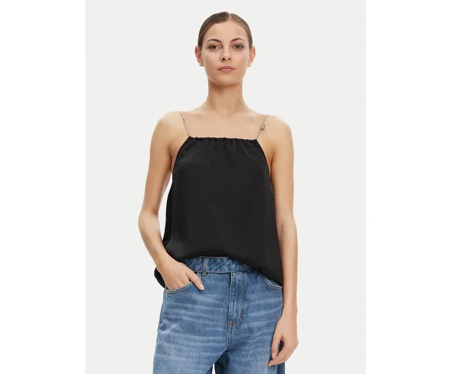 obrazek 1 HUGO Top Cebena 50536436 Czarny Regular Fit