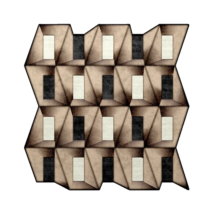 obrazek 1 Stylowy dywan o abstrakcyjnym geometrycznym wzornictwie