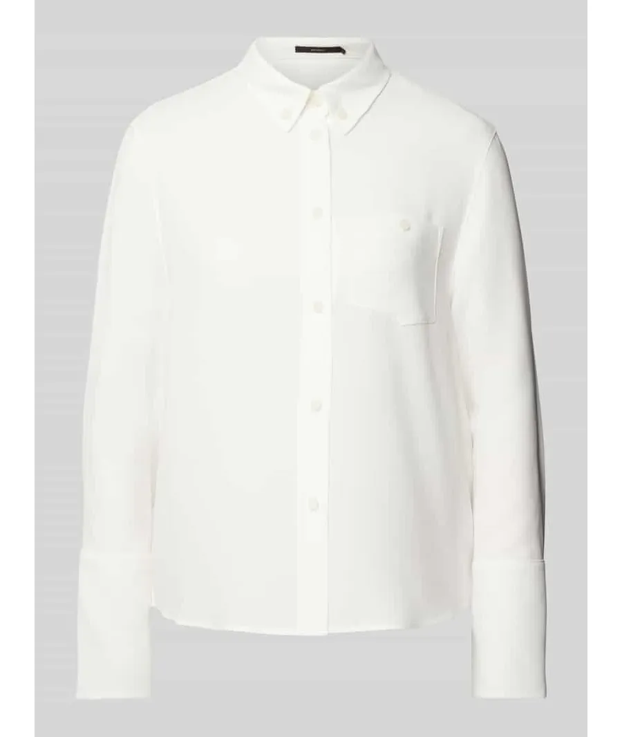 obrazek 1 Bluzka o kroju regular fit z kołnierzykiem typu button down
