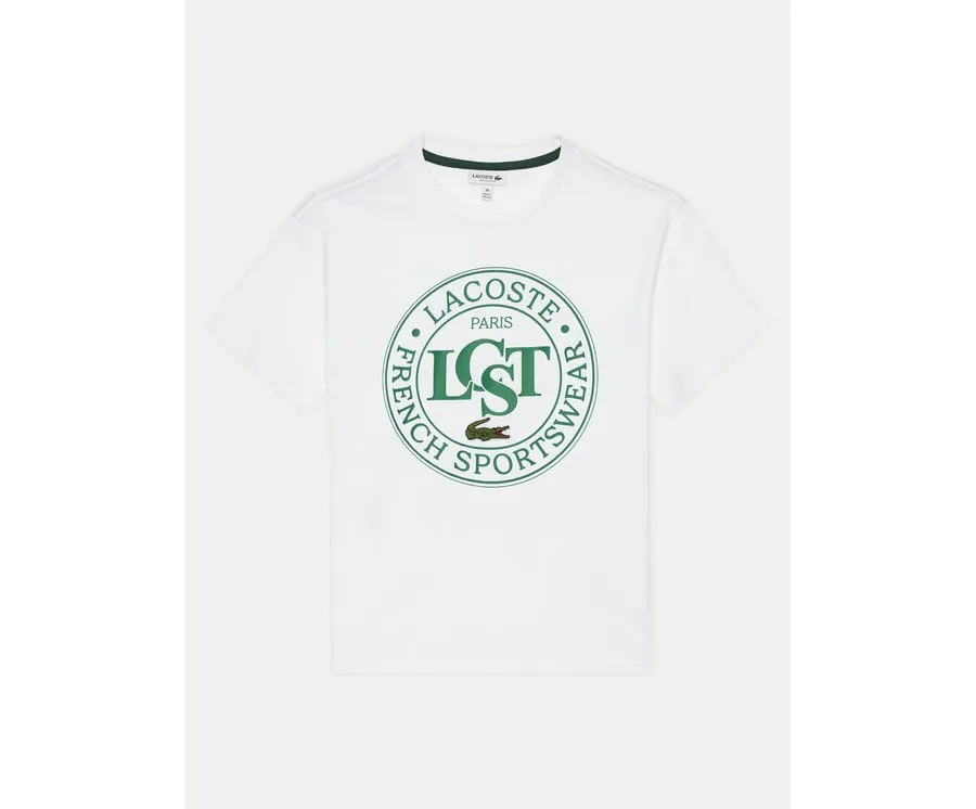 obrazek 1 Lacoste T-Shirt TJ2463 Biały Regular Fit