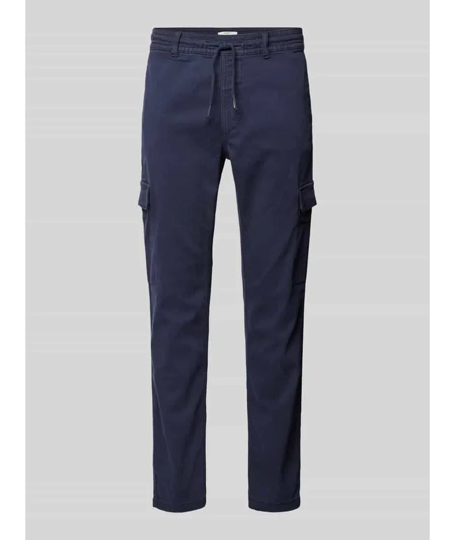 obrazek 1 Spodnie cargo o kroju slim fit ze sznurkiem model ‘Gymdigo’