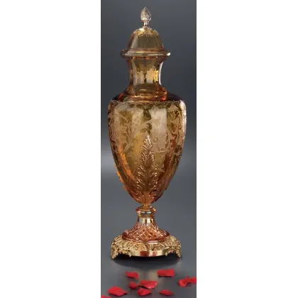 Zdjęcie Świetna amfora z kryształu