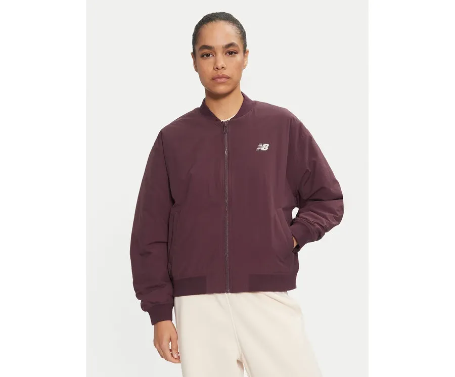 obrazek 1 New Balance Kurtka bomber WJ43511 Brązowy Regular Fit