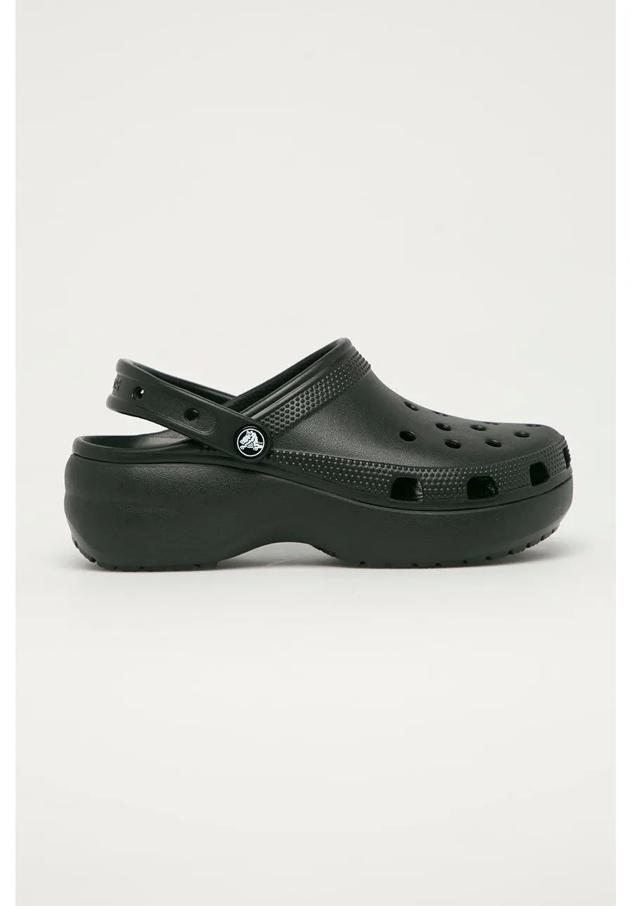 obrazek 1 Crocs klapki Classic Platform Clog damskie kolor czarny 207989