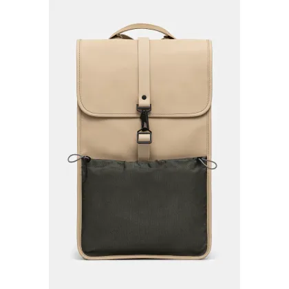 Zdjęcie Rains plecak Mix Backpack W3 kolor beżowy duży gładki 13590.24