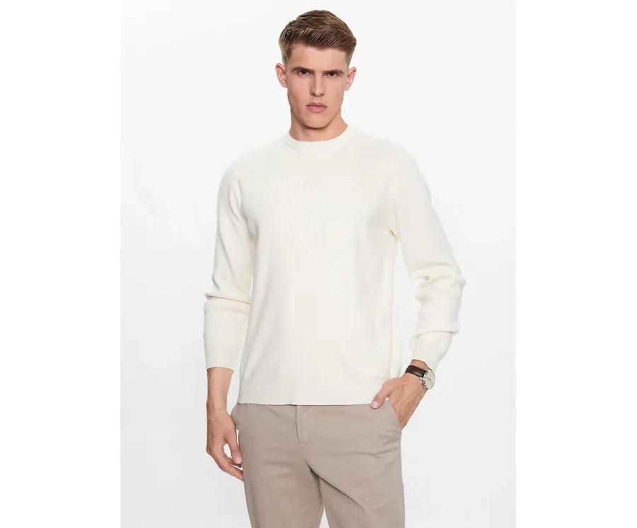 obrazek 1 Guess Sweter M3YR06 Z2VU2 Écru Regular Fit