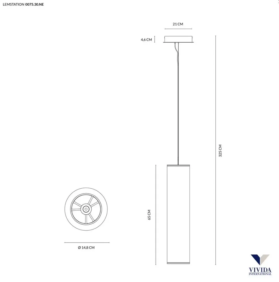 obrazek 5 Zachwycająca lampa wisząca Lemstation z aluminium i szkła