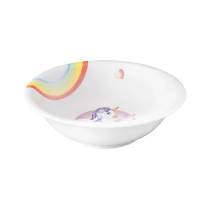 Picture Round porcelain bowl 16 cm with a fairy-tale unicorn motif - Seltmann Weiden
