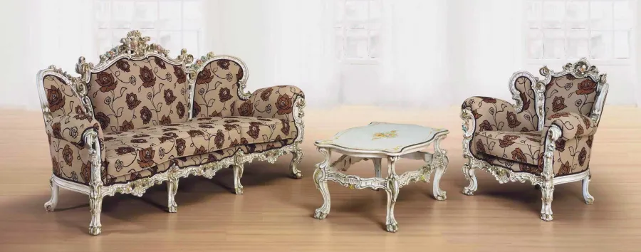 obrazek 1 Antyczna elegancka dwuosobowa sofa do salonu – Morello Gianpaolo