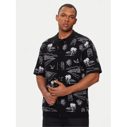 Zdjęcie Vans Polo Sorrento Sweater Polo VN000G3F Czarny Regular Fit