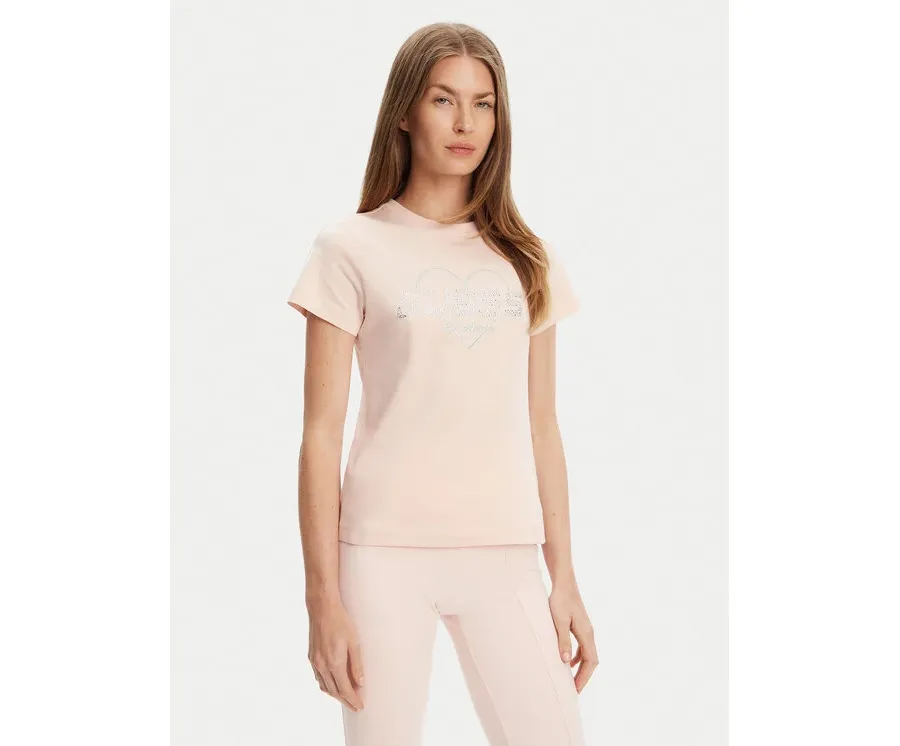 obrazek 1 Guess T-Shirt V5GI10 K9RM1 Różowy Regular Fit