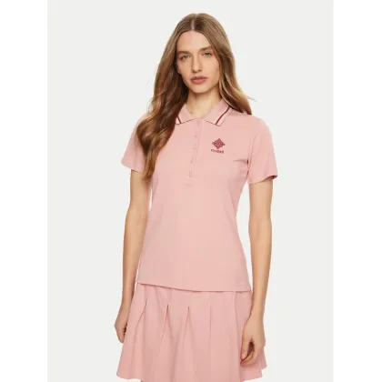 Zdjęcie Guess Polo V5RP02 KCOK1 Różowy Regular Fit