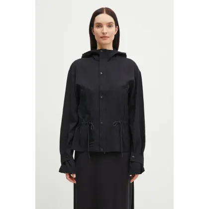 Zdjęcie Y-3 parka Rayon Twill Hooded Top kolor czarny przejściowa JD1760
