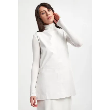 Zdjęcie Top damski z ekoskóry Sagoma MAX MARA LEISURE Max Mara Leisure