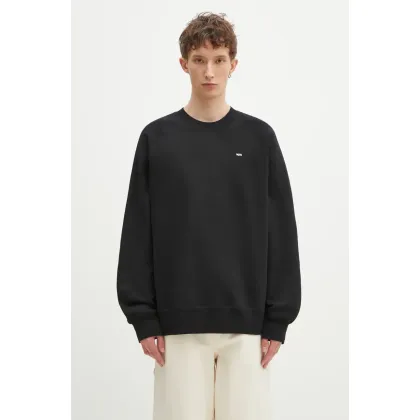 Zdjęcie Wood Wood bluza bawełniana Hester sweatshirt męska kolor czarny gładka 30250244