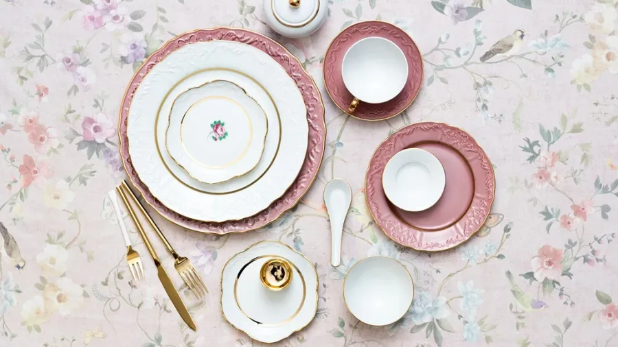 obrazek 4 Śliczna porcelanowa zastawa stołowa prosto z Portugalii - Porcel