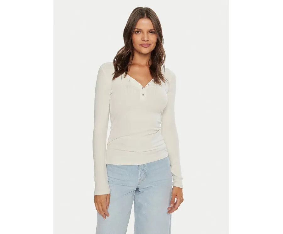 obrazek 1 Guess Bluzka Kyla W4BP51 KBCO2 Biały Regular Fit