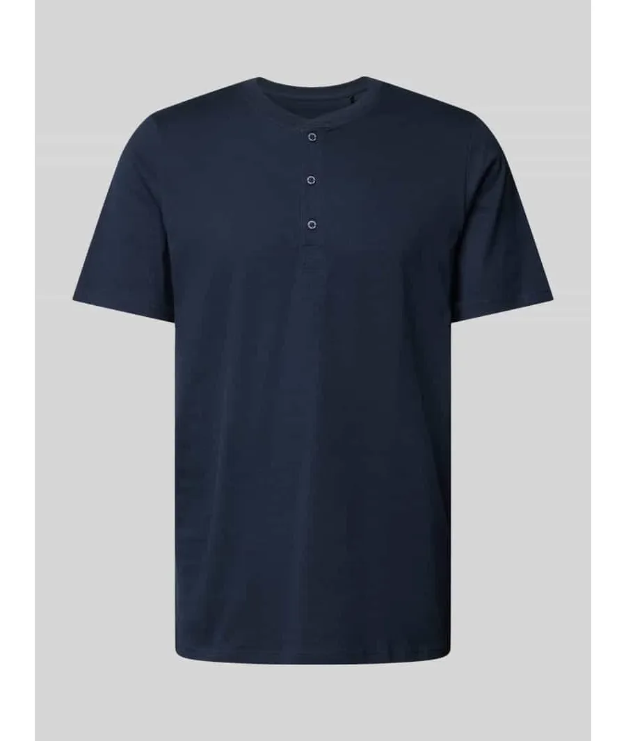 obrazek 1 T-shirt z krótką listwą guzikową