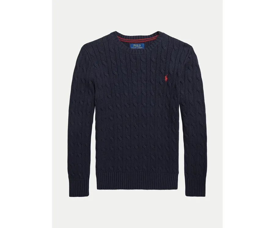 obrazek 1 Polo Ralph Lauren Sweter 323702674060 Granatowy Regular Fit