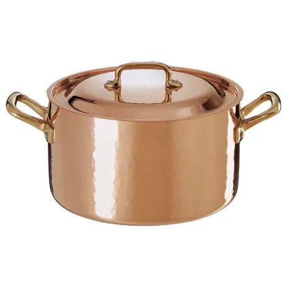 Zdjęcie Duży miedziany garnek Ruffoni