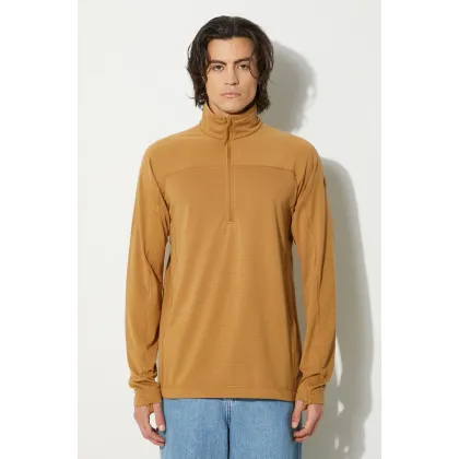 Zdjęcie Fjallraven bluza Abisko Lite Fleece Half Zip męska kolor beżowy gładka F87113.232