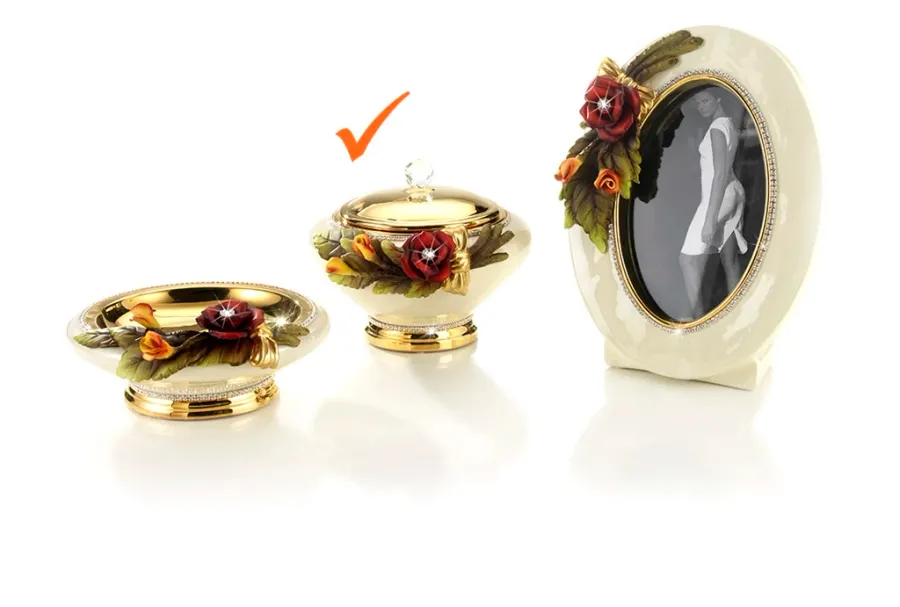 obrazek 1 Cudowna szkatułka na biżuterię dla eleganckiej kobiety