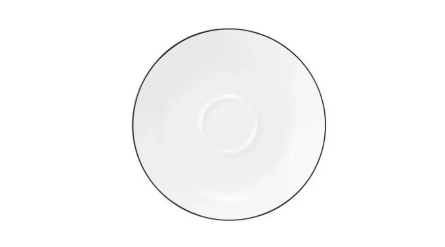 obrazek 1 Biały porcelanowy klasyczny spodek z Niemiec - Tettau
