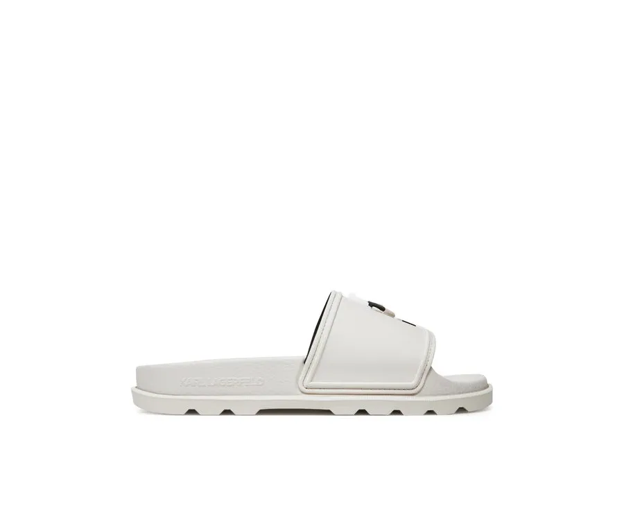 obrazek 1 KARL LAGERFELD Klapki KL80970N Biały