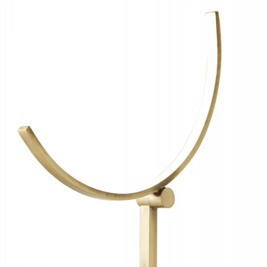 obrazek 3 Lampa stołowa z kolumnową ceramiczną podstawą H.84xL.36xP.16 cm