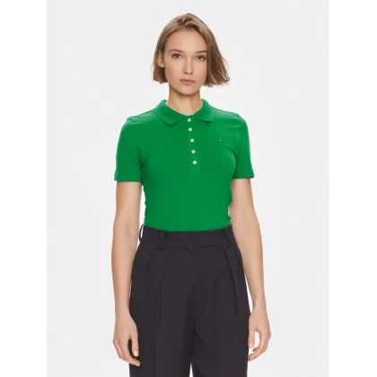 Zdjęcie Tommy Hilfiger Polo 1985 WW0WW37823 Zielony Slim Fit