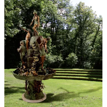 Zdjęcie Rzeźba z brązu - fontanna neapolitańska - Fonderia Artistica Ruocco