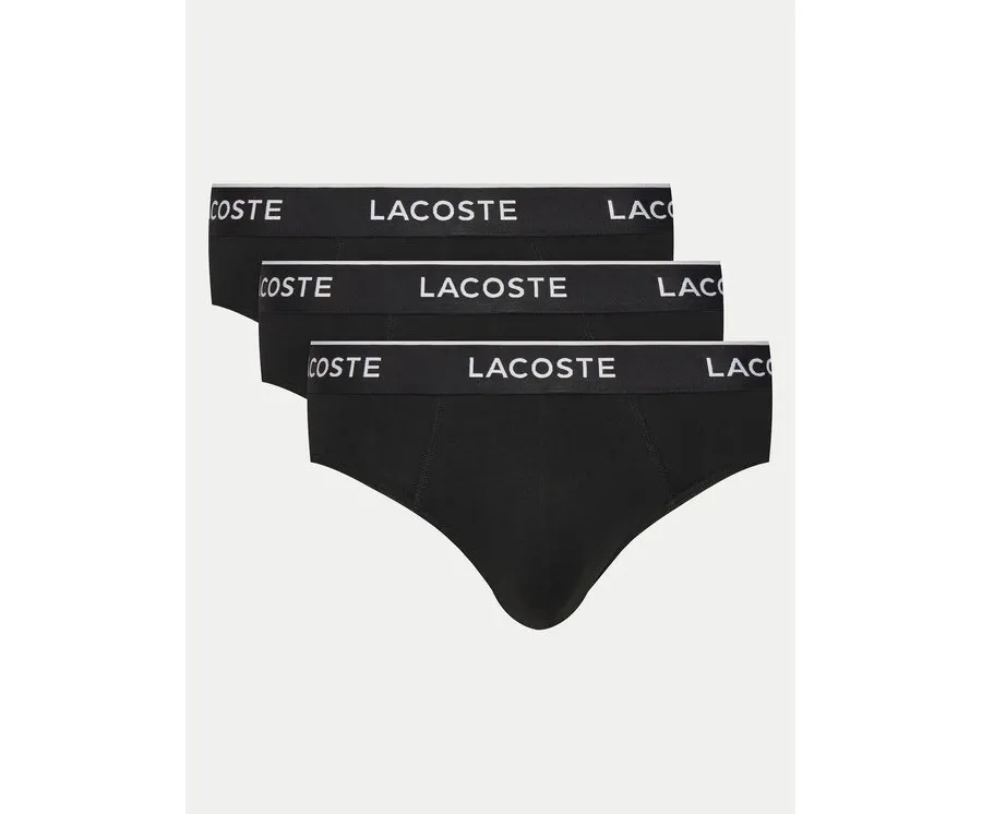 obrazek 1 Lacoste Komplet 3 par slipów 8H1293 Czarny